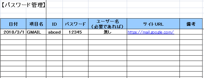 パスワード管理のオススメの方法は Excel エクセル Or専用ソフトどちらが良い Fk パソコンサポート